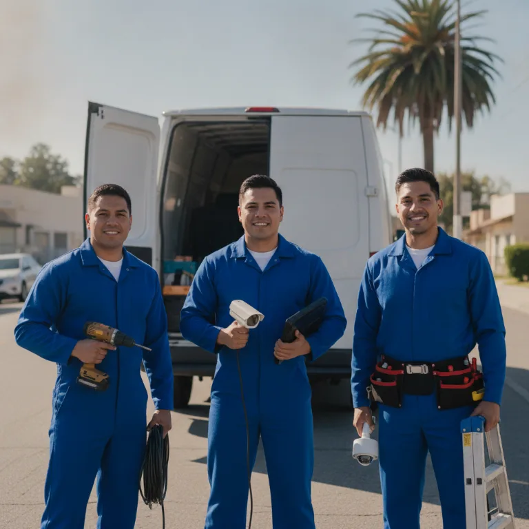 Instalación Cámaras Seguridad equipo en Mexicali